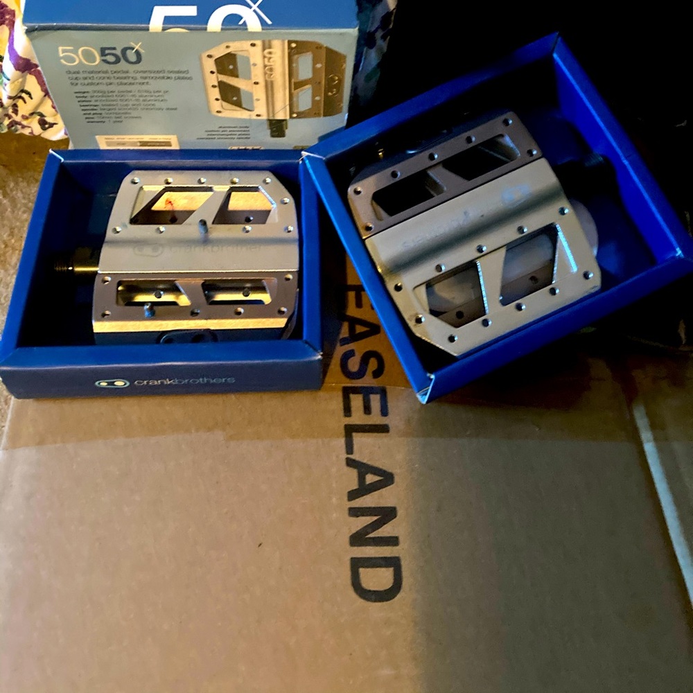 Chrome pedals
